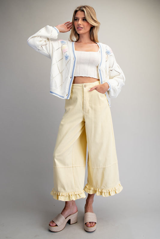 Buttercream Ruffle Pant