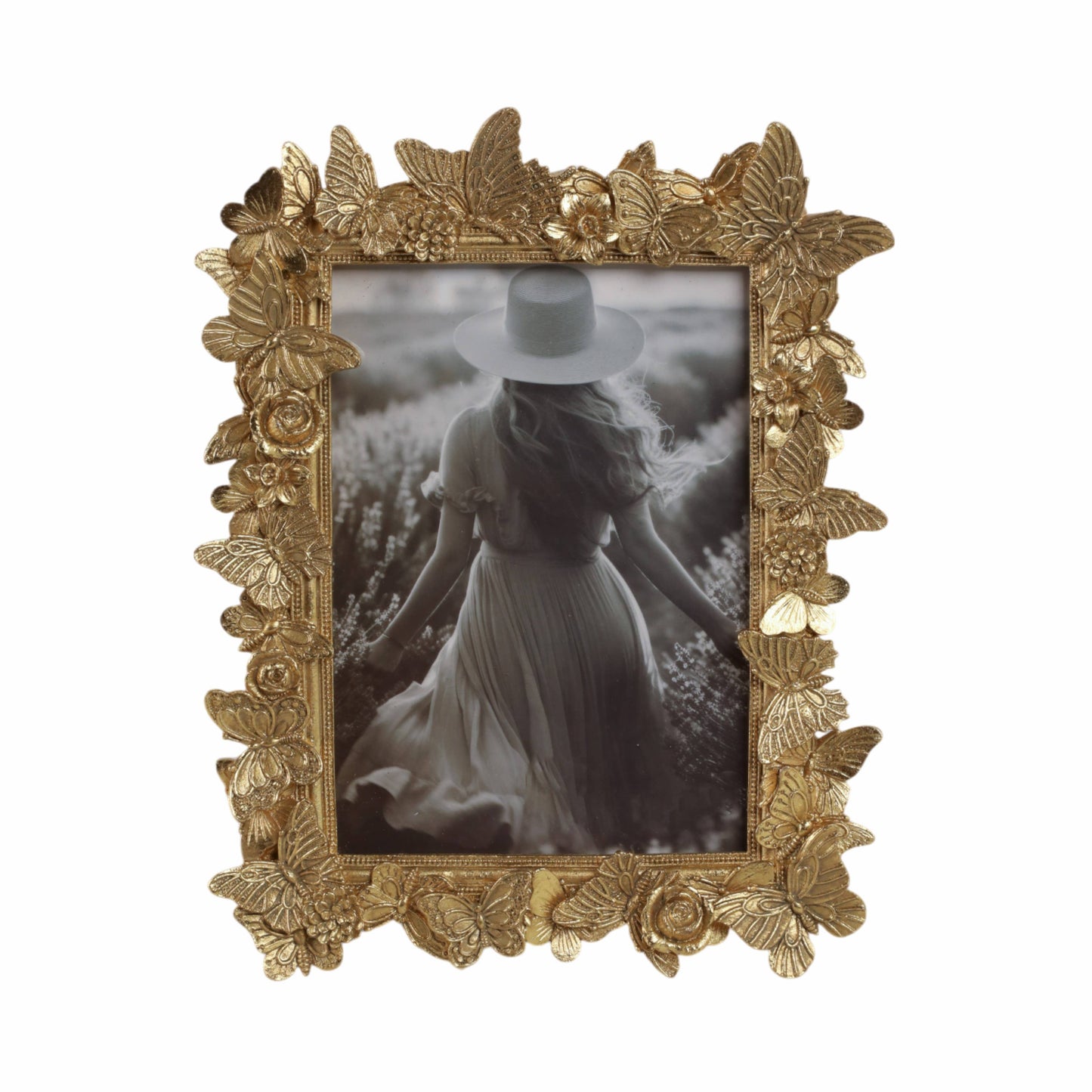 Butterfly Gold Frame  5x7 in.