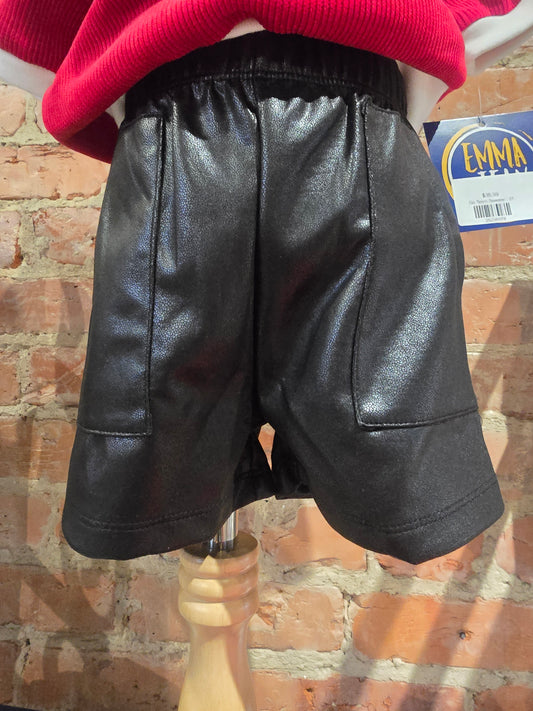 Olivia Leather Shorts