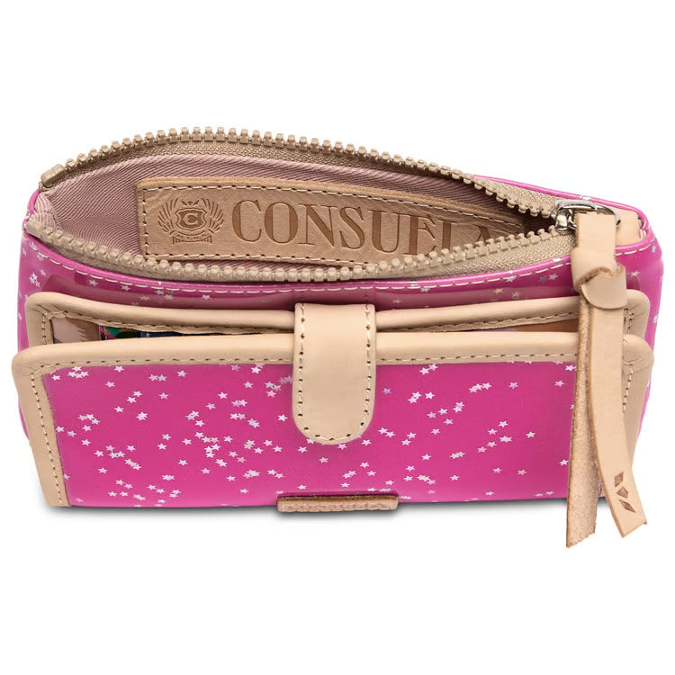 Consuela Slim Wallet, Berry