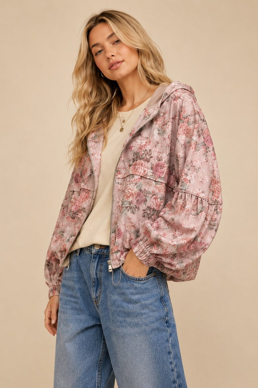 Petals & Denim Jacket