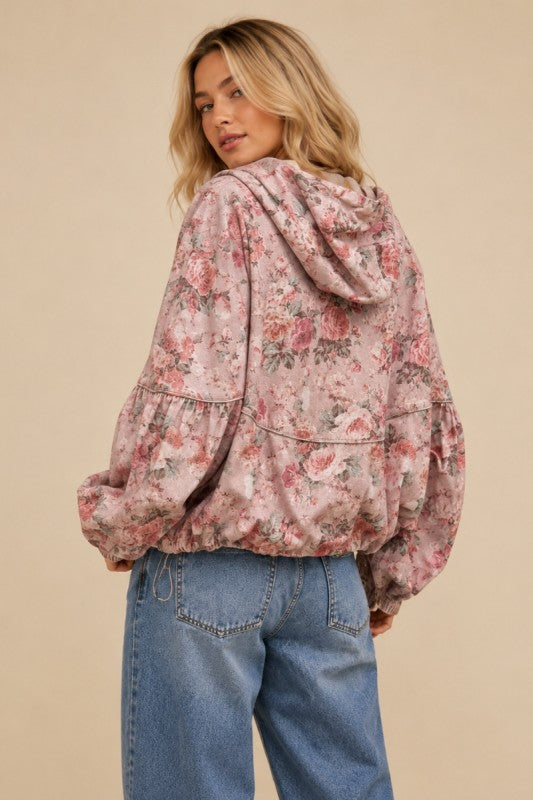 Petals & Denim Jacket