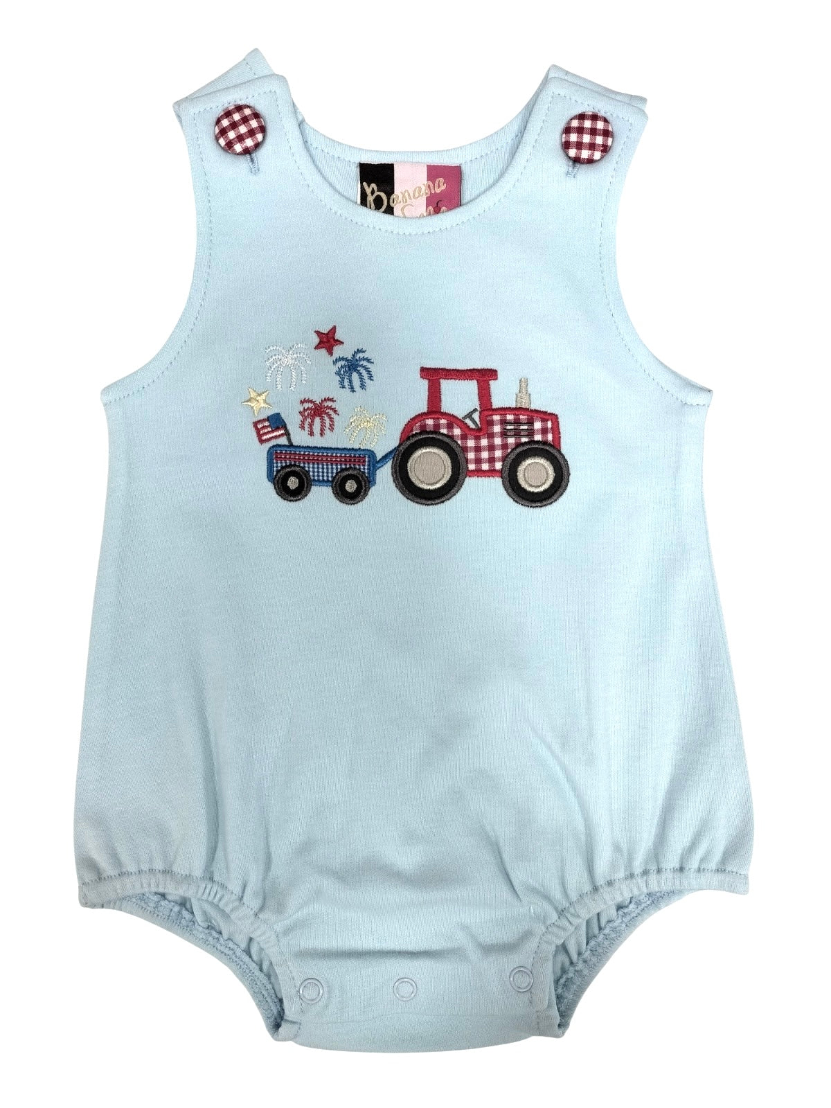 Banana Split Boy Patriotic Bubble