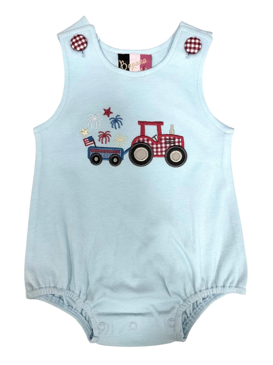 Banana Split Boy Patriotic Bubble