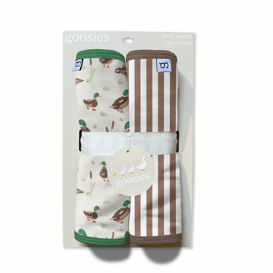 Goosies Mallard Drake Ducks- Burp Cloths