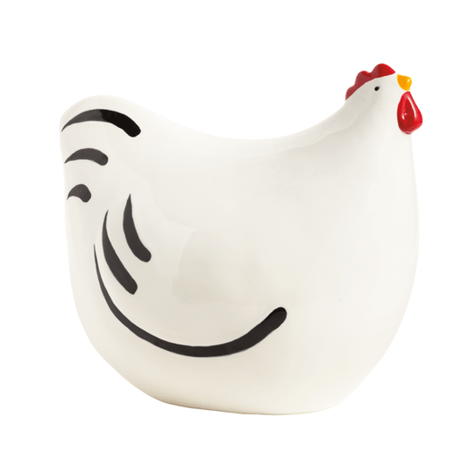 Mud Pie Large Stoneware Chicken  #40030588L