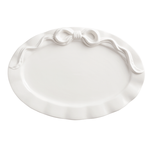 Mud Pie Bow Serving Platter  #40700880