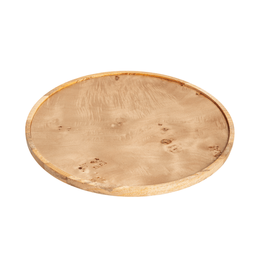 Mud Pie Burl Wood Lazy Susan  #41140042