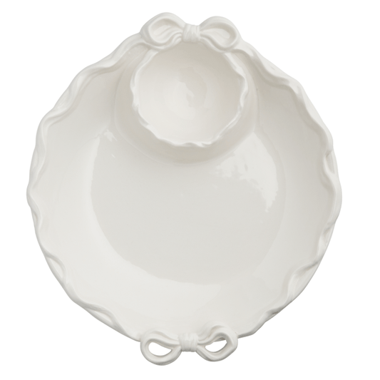 Mud Pie Bow Chip & Dip   #41800200