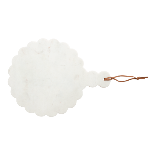 Mud Pie Scalloped Marble Board  #42210200