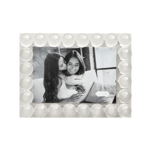 Mud Pie Small Beaded Acrylic Frame  #46900682F