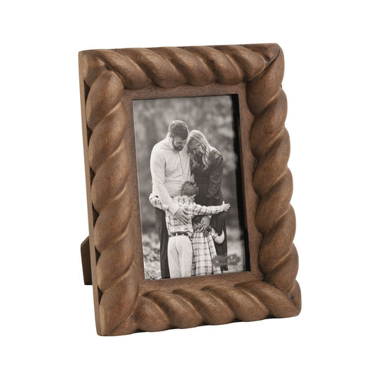 Mud Pie Twisted Wood Frame  #46900789