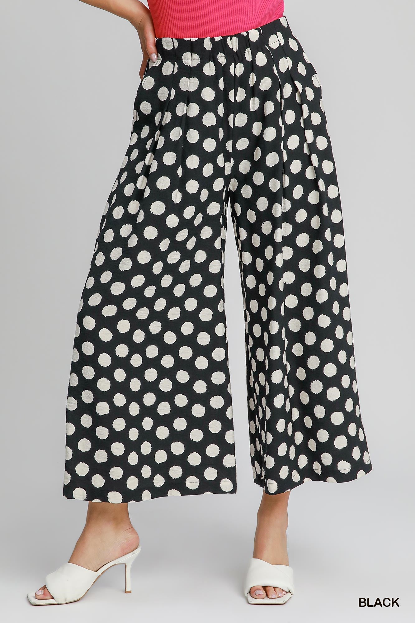 Polka Dot Darling Wide Leg Pants