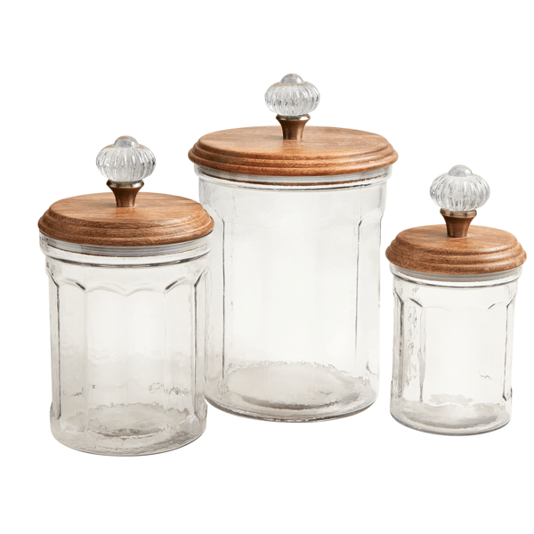 Mud Pie Door Knob Canister Set  #49300058