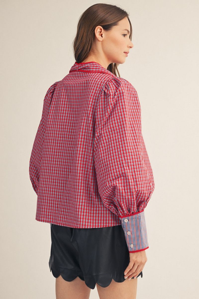 Hometown Plaid Top