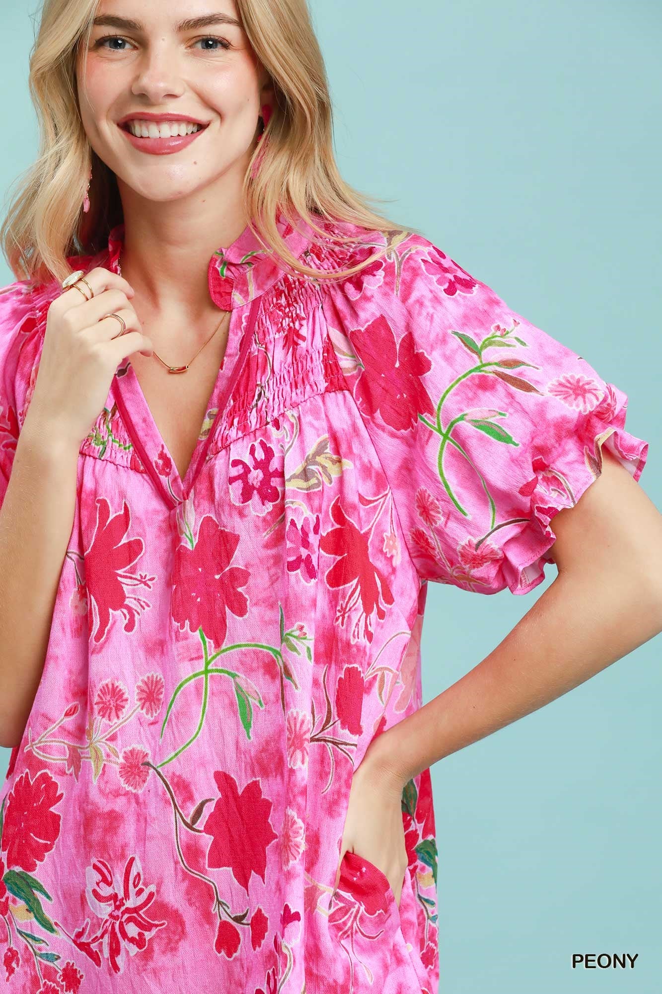 Southern Peony Dress