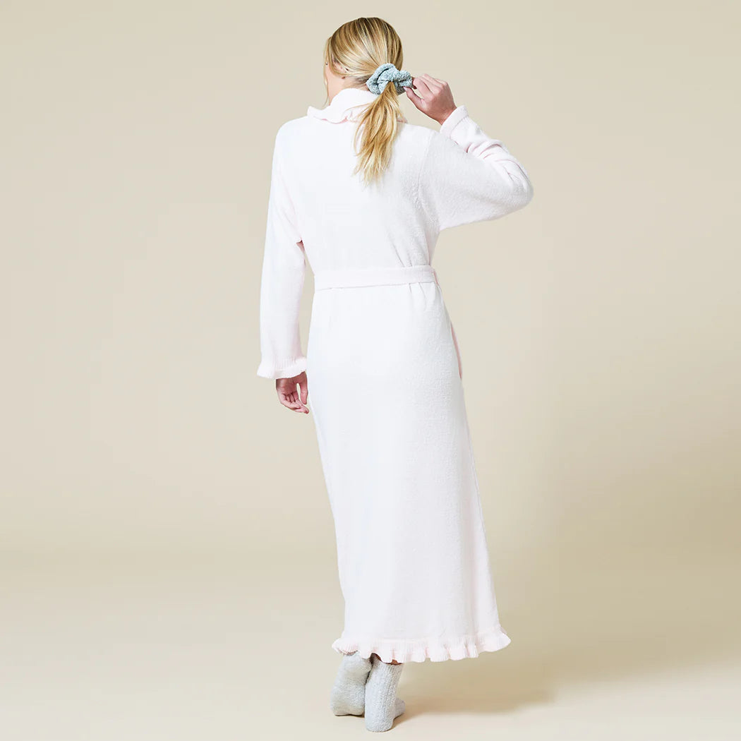 Softies Chenille Wrap Ruffle Robe 51"
