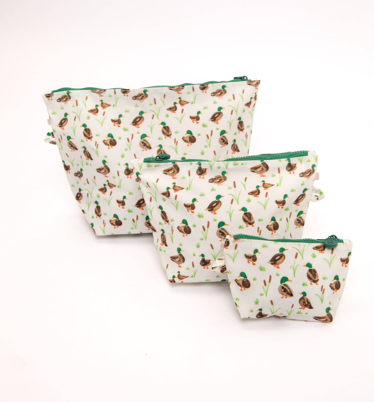 Goosies Mallard Drake Wipeable Pouch-3 Set