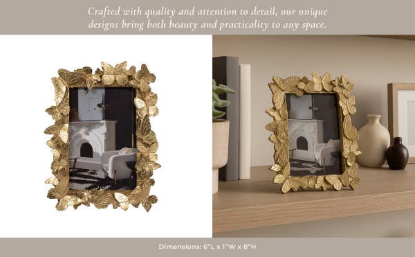 Butterfly Gold Frame 4x6 in.