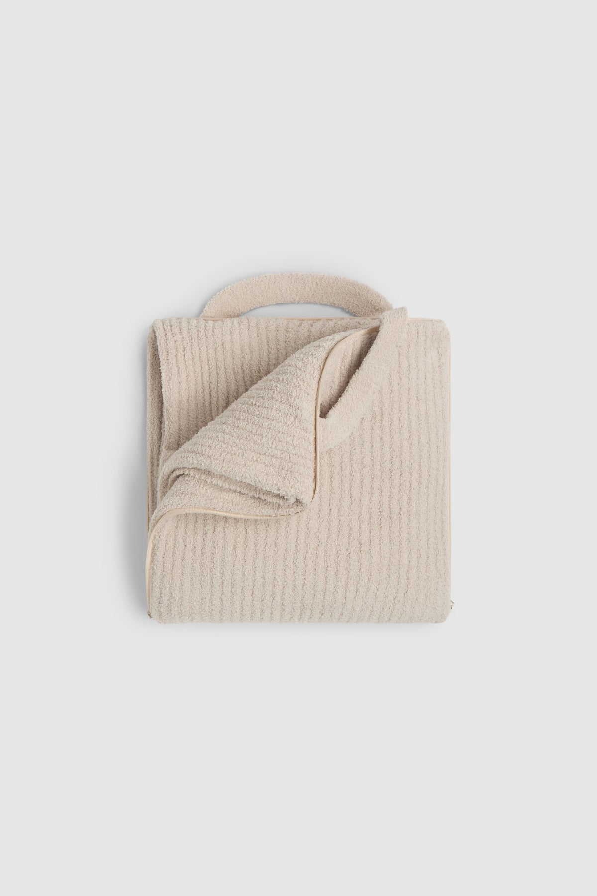 Barefoot Dreams Cozychic Rib Travel Blanket- Stone