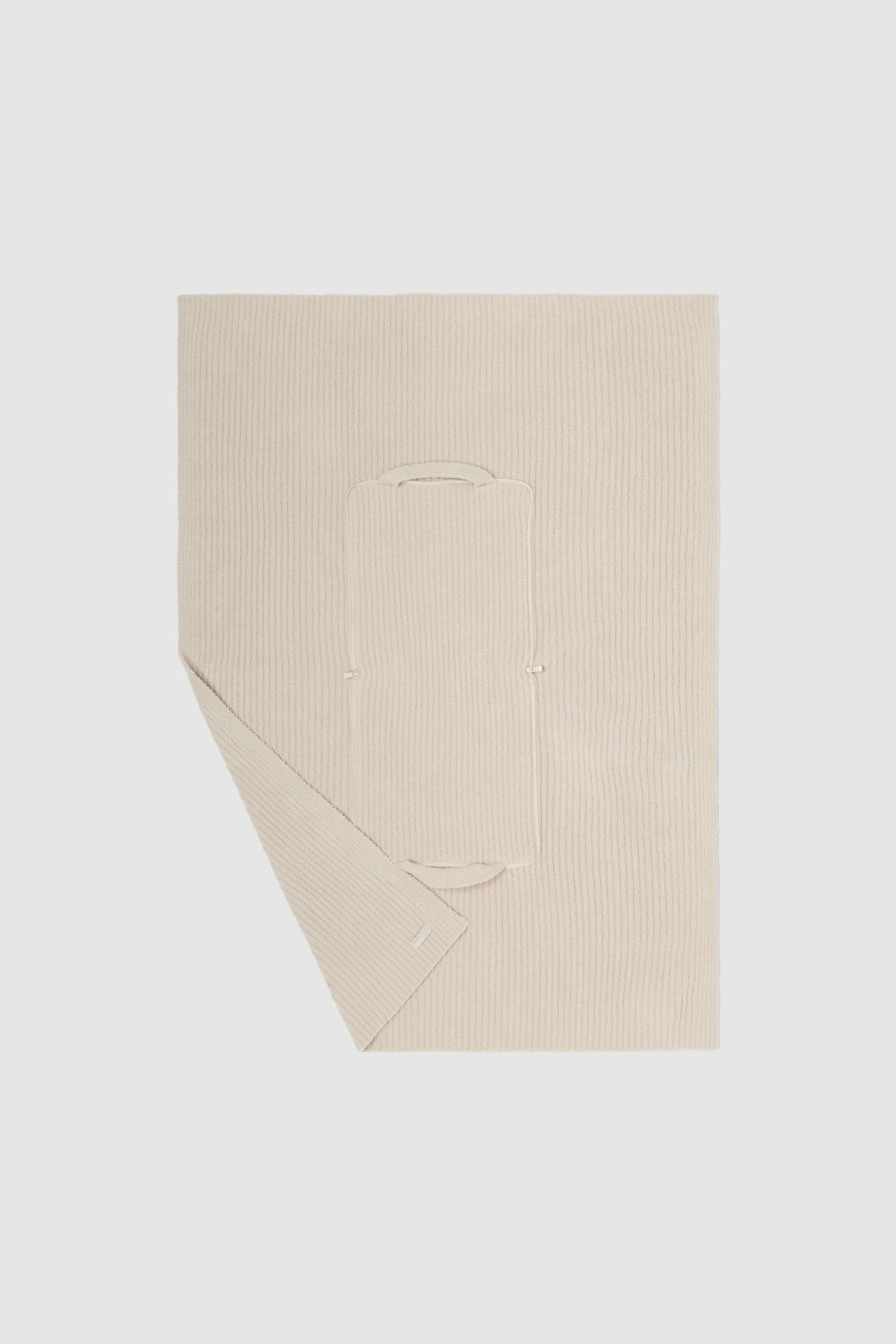 Barefoot Dreams Cozychic Rib Travel Blanket- Stone