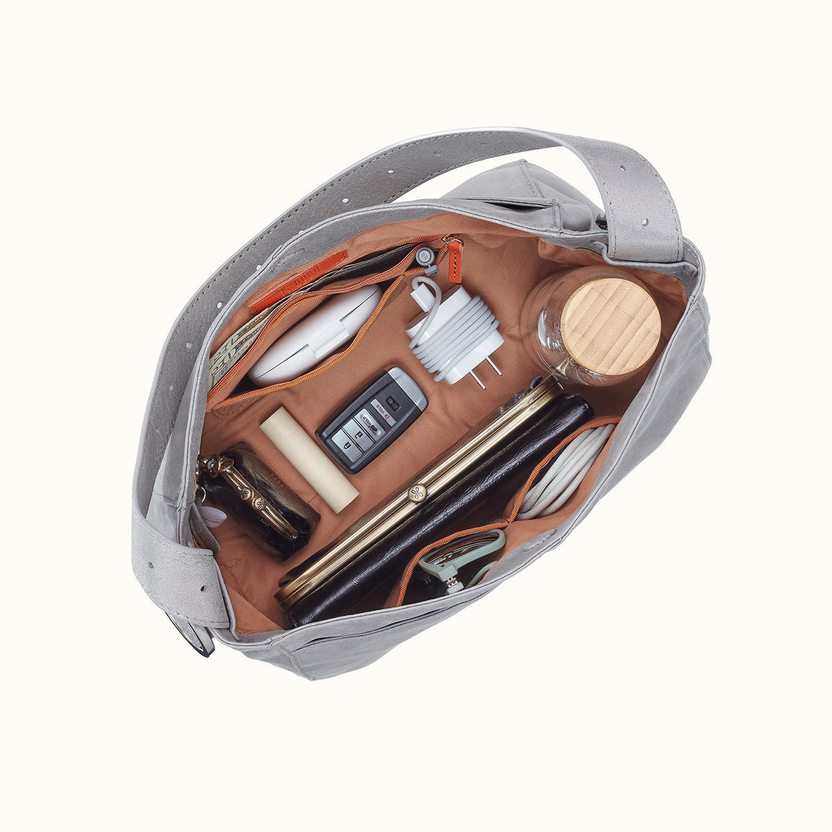 Hobo Render Bag- Smoke Shimmer