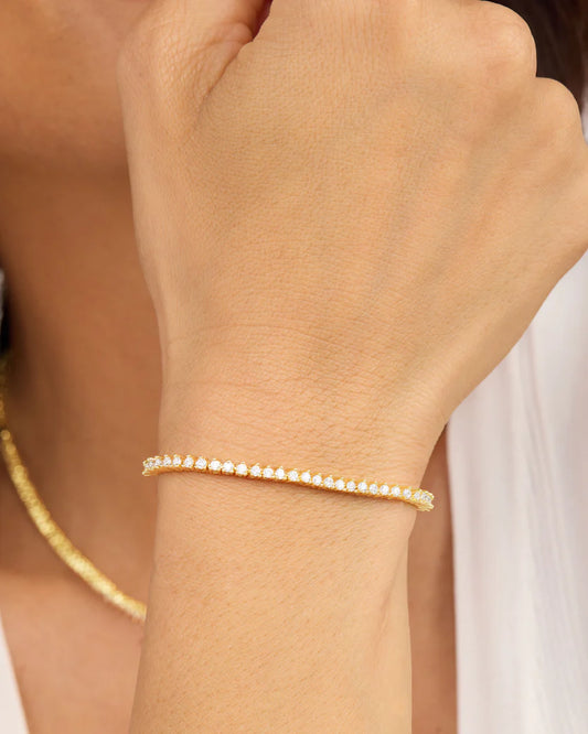 Melinda Maria Baby Not Your Basic Tennis Bracelet B1388