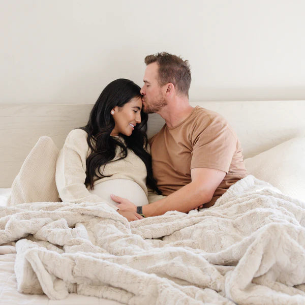 Saranoni Patterned Faux Fur Throw