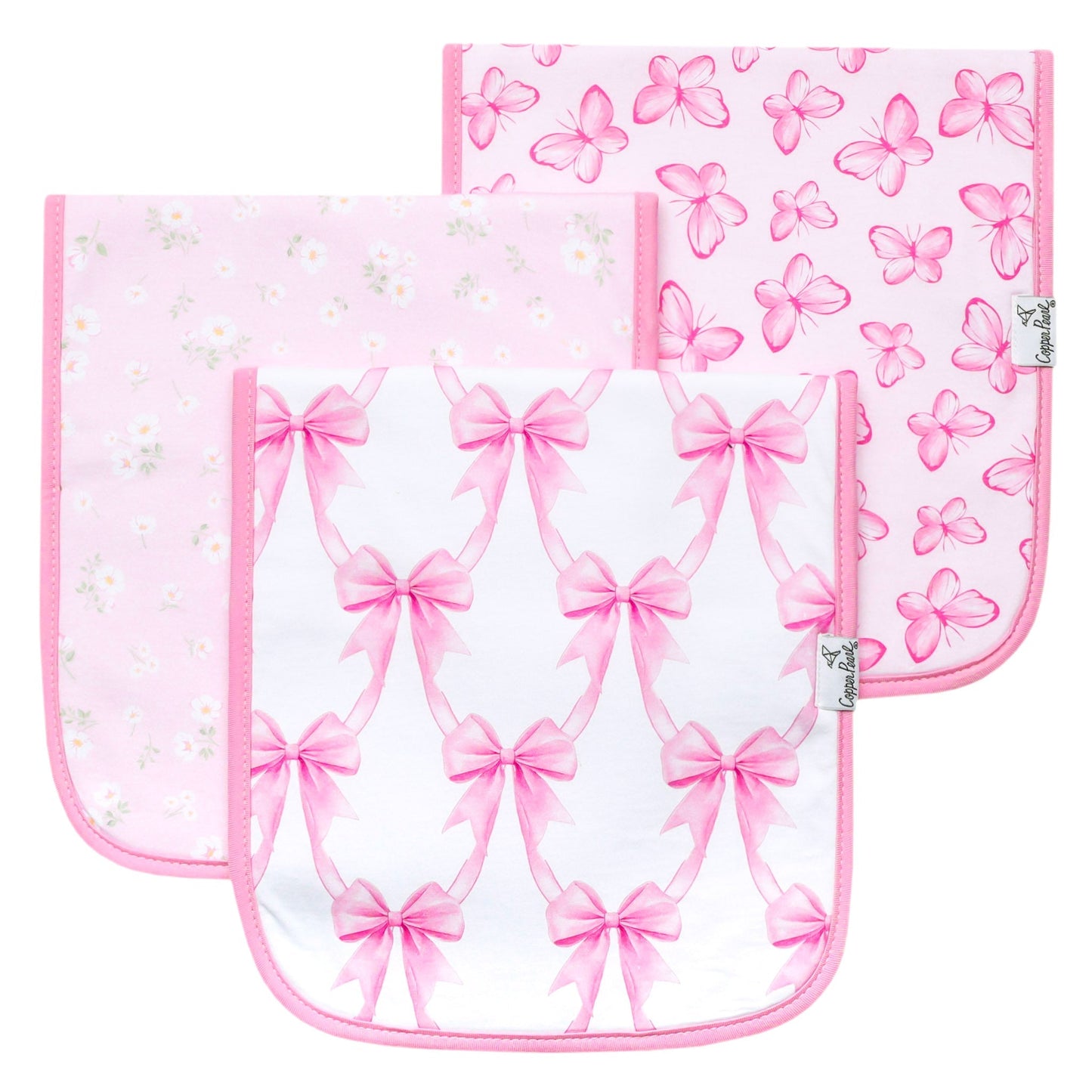 Copper Pearl / CP Burp Cloths