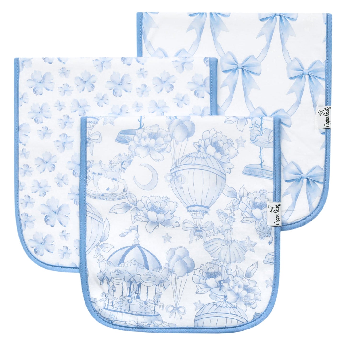 Copper Pearl / CP Burp Cloths
