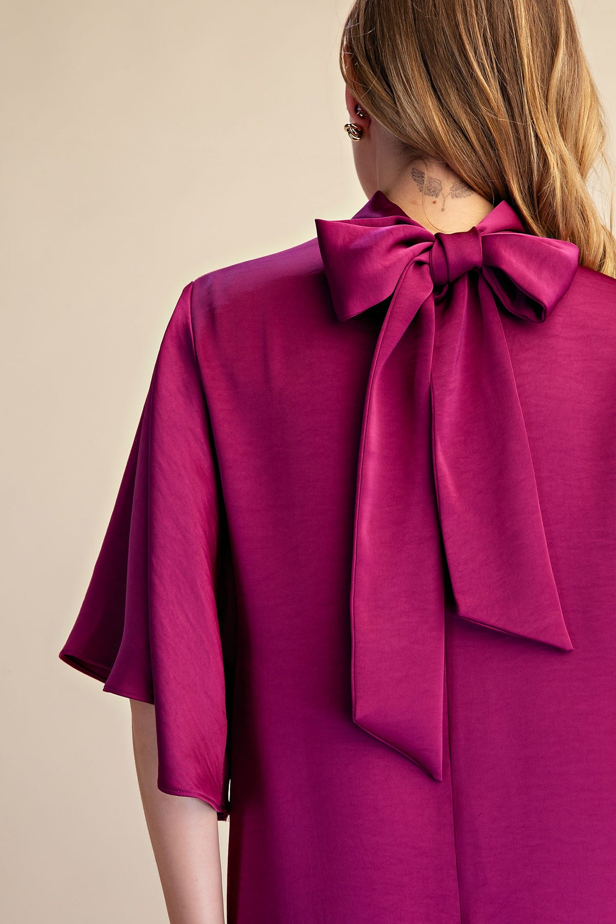 Plum Perfection Midi Dress