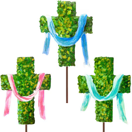 RT Gallery Boxwood Crosses   E26093