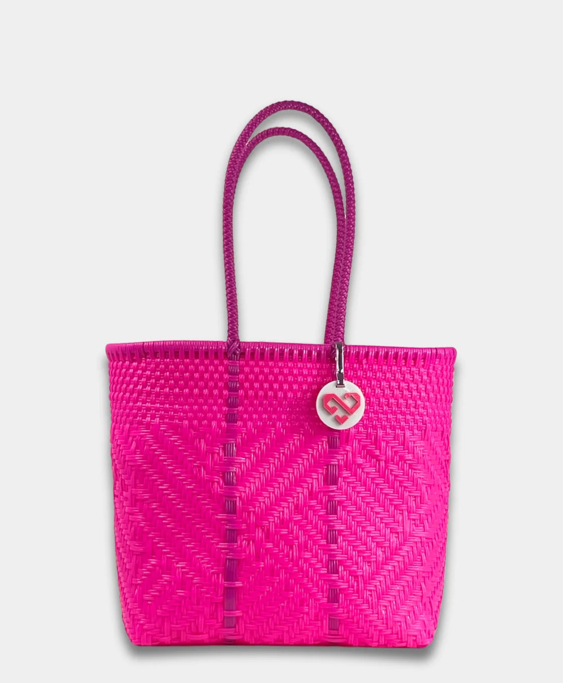 Maria Victoria Glimmer Magenta Tote Medium