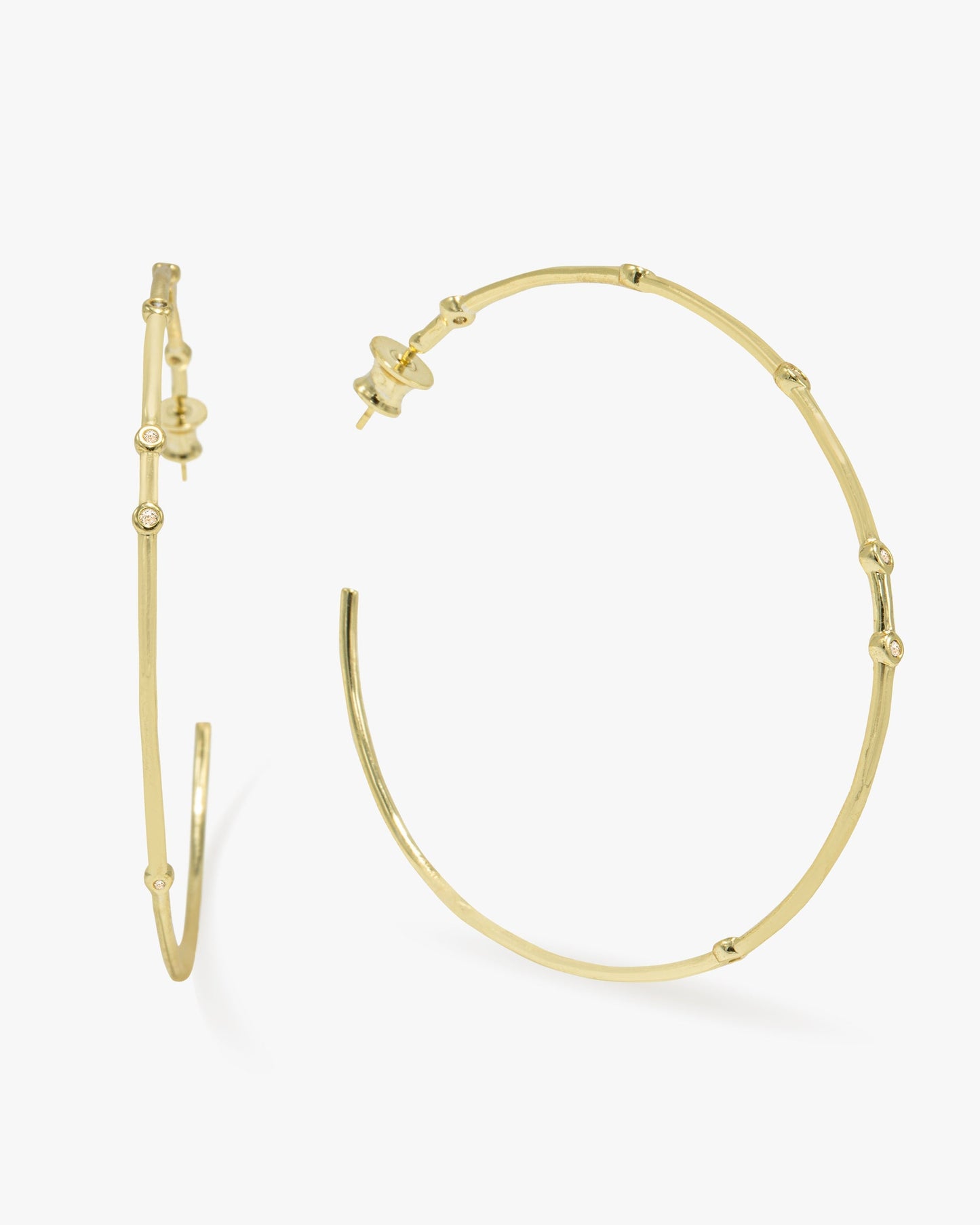 Melinda Maria Big Hoops 2.5in  #E3695