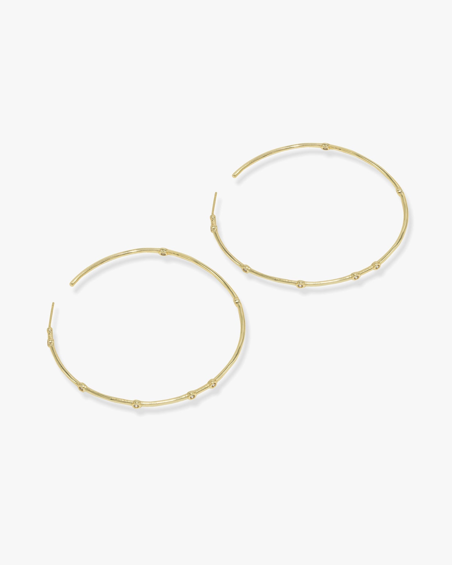 Melinda Maria Big Hoops 2.5in  #E3695