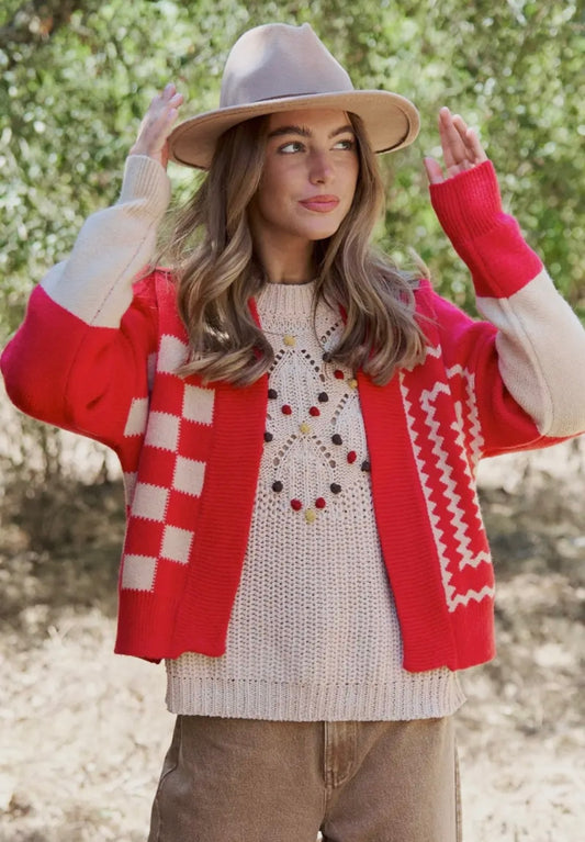 Red Cardigan