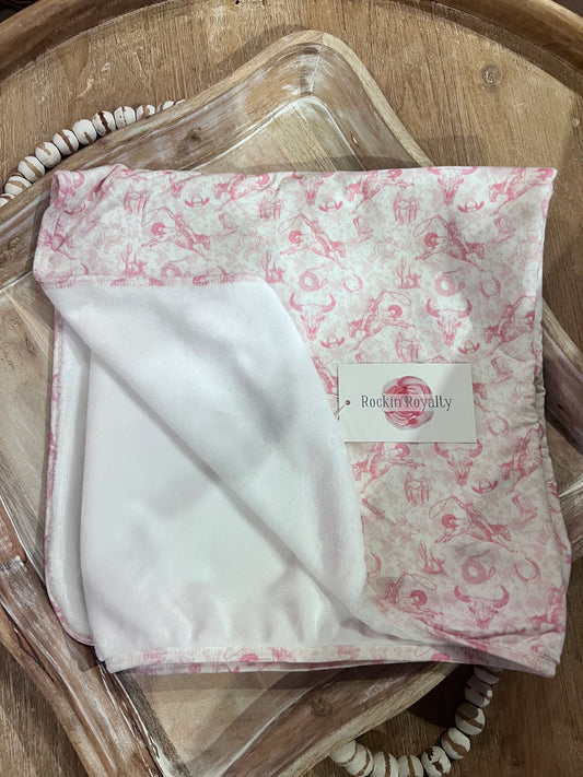 Rockin Royalty Saddle Sweetheart Swaddle Blanket