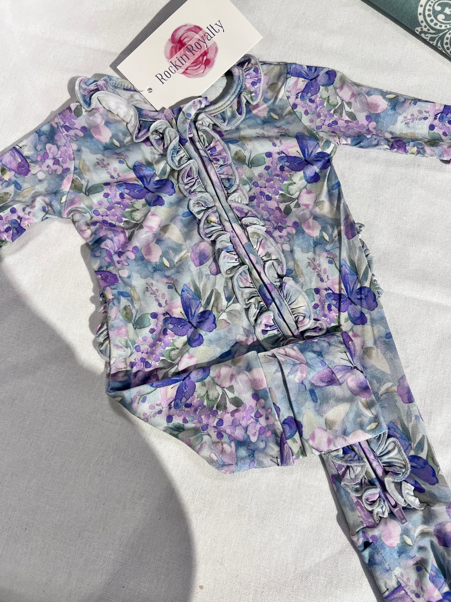 Rockin Royalty Violet Grace Footie