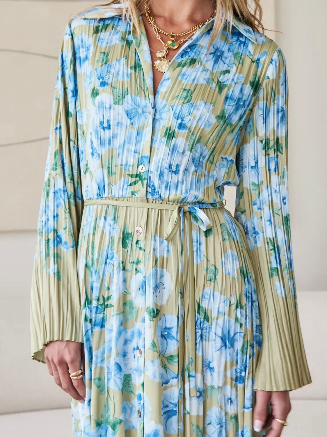 Olive Garden Bloom Midi Dress