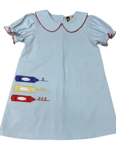 School Days Applique Dress