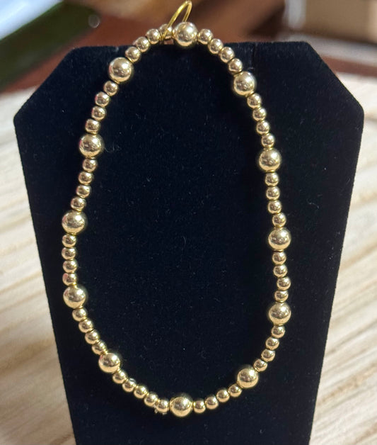 HB Solid Gold Multi Size Bead