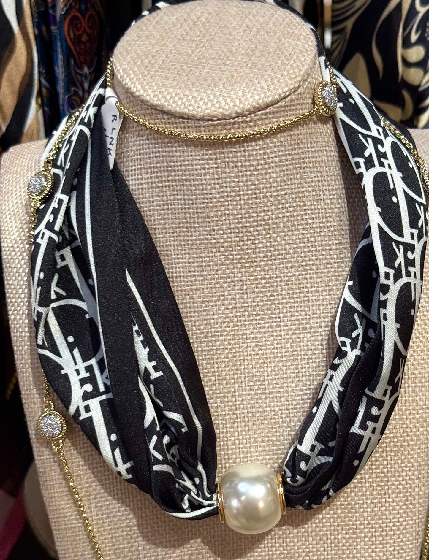 Pearl Scarf Short