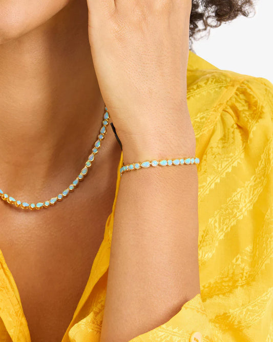 Melinda Maria Opal Isla Tennis Bracelet B1448