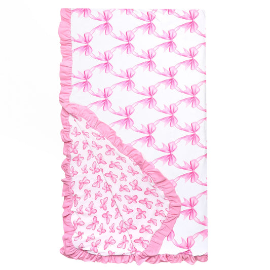 CP Bow My Gosh Ruffled Jumbo Quilt