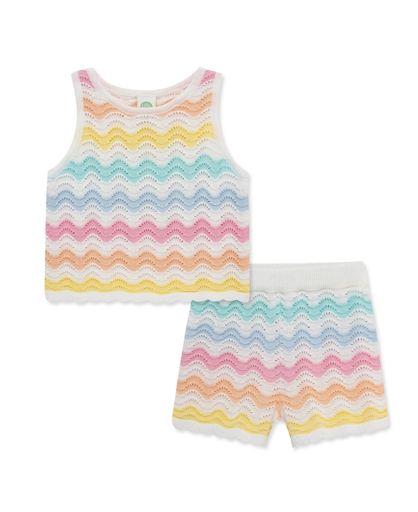 Little Me Sweater Classic Multi Stripe