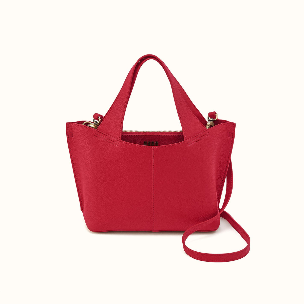 Hobo Vida Small Tote- Tango Red & Biscuit
