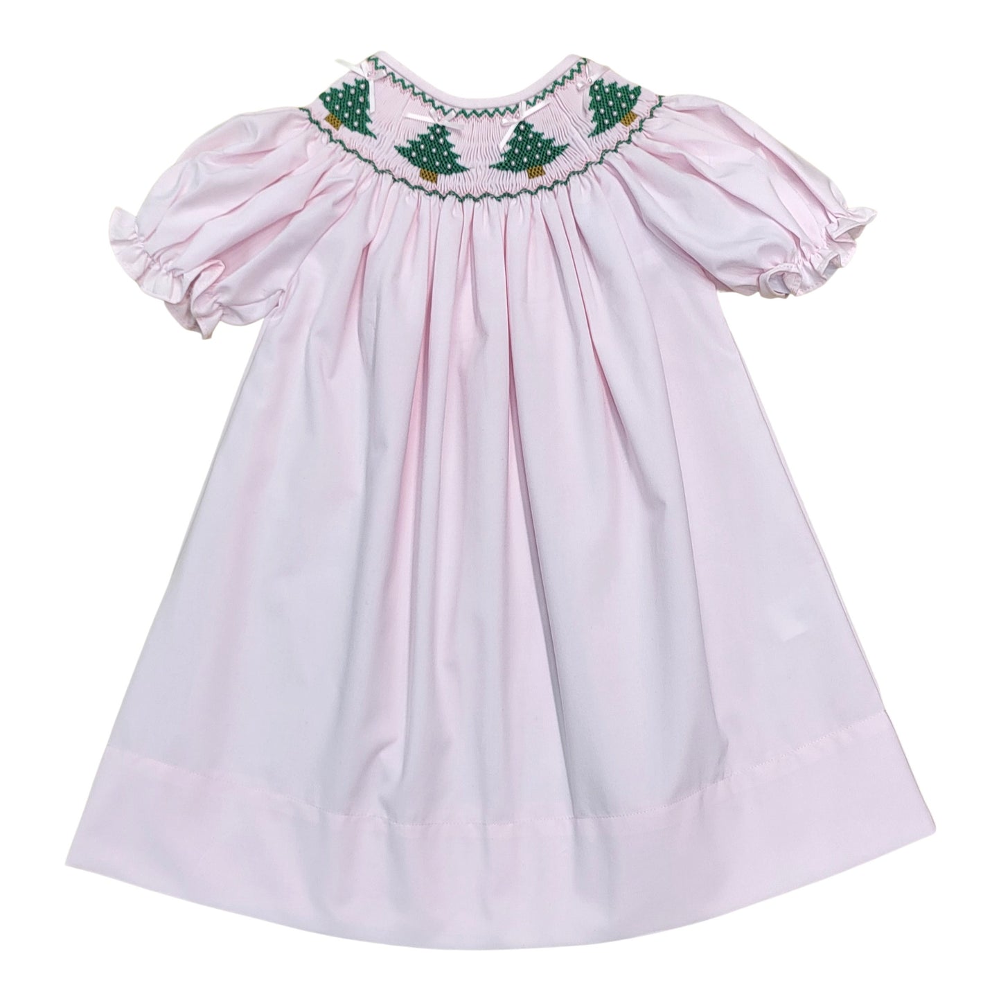 Sweet Dreams Christmas Tree Smocked Dress