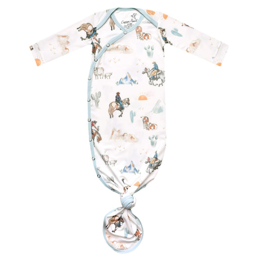 CP Boone Newborn Knotted Gown