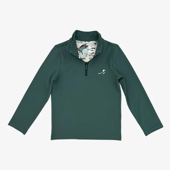 Beau Quarter Zip || Mallard Green