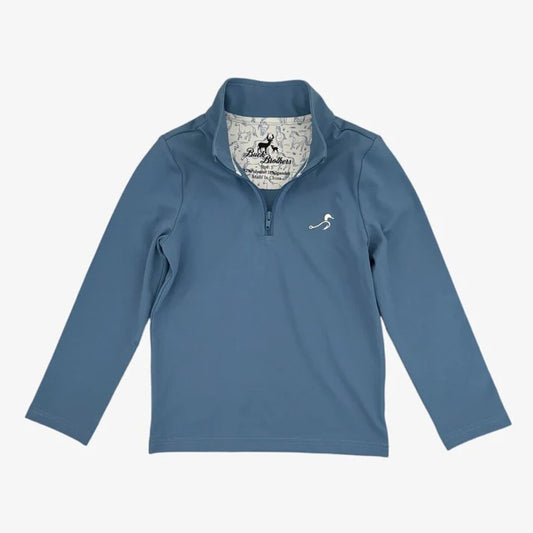 Beau Quarter Zip || Lake Blue